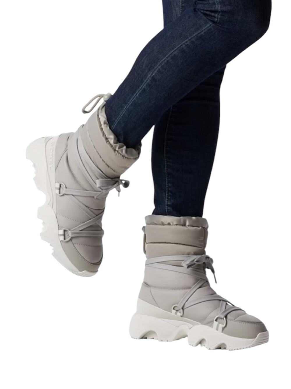 Sorel KINETIC™ Impact NXT Waterproof Silver Boots – Sz 10
